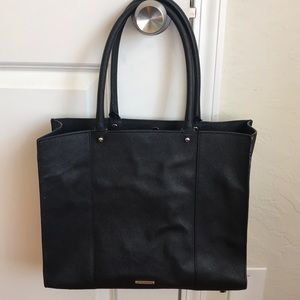 Rebecca Minkoff saffiano leather work tote